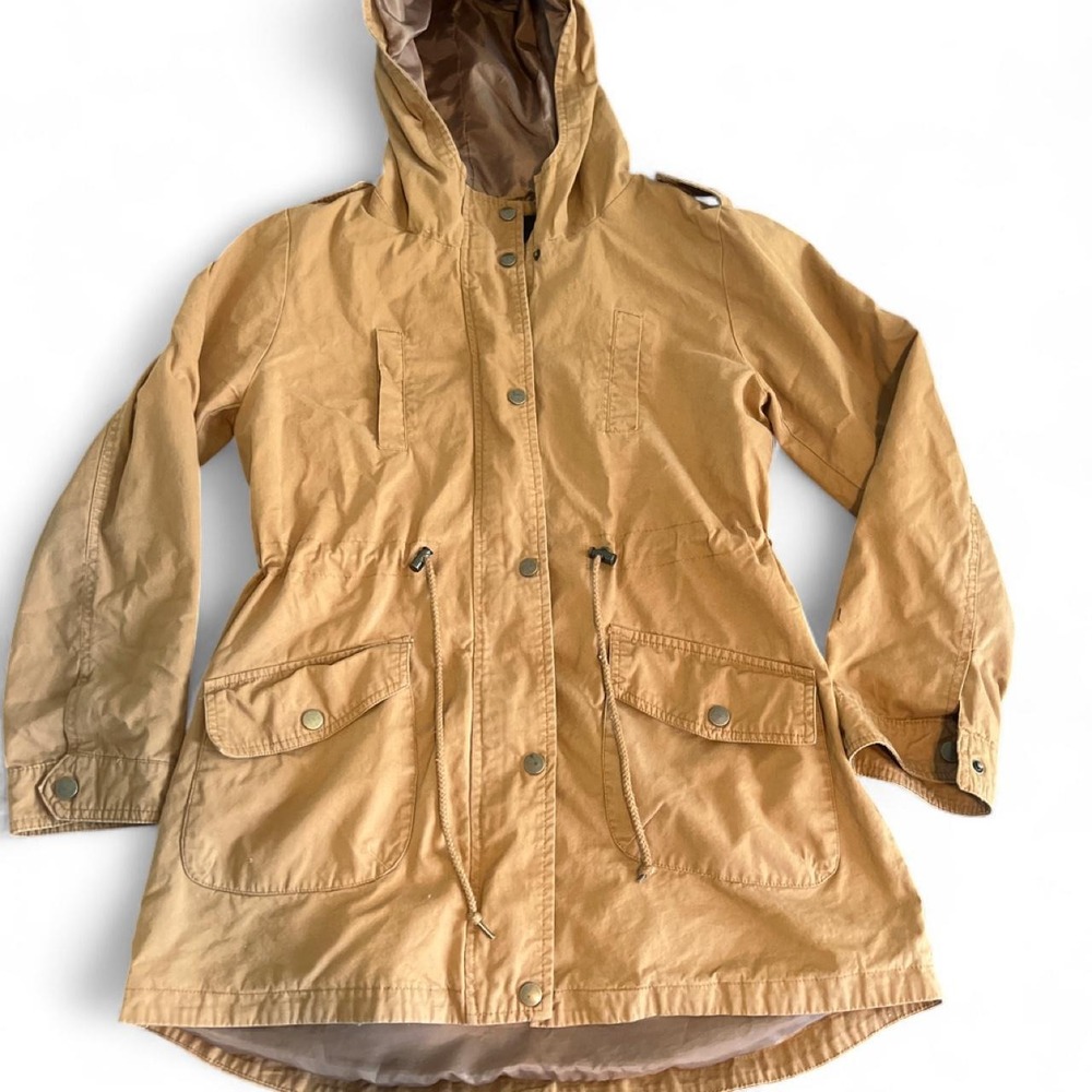 Forever 21 utility anorak jacket in a versatile tan color Women Size L